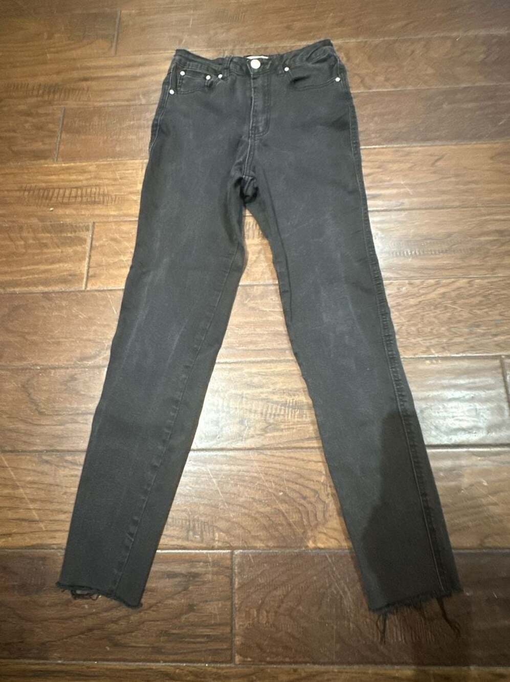 Tobi Denim Black Skinny Jeans Size 25